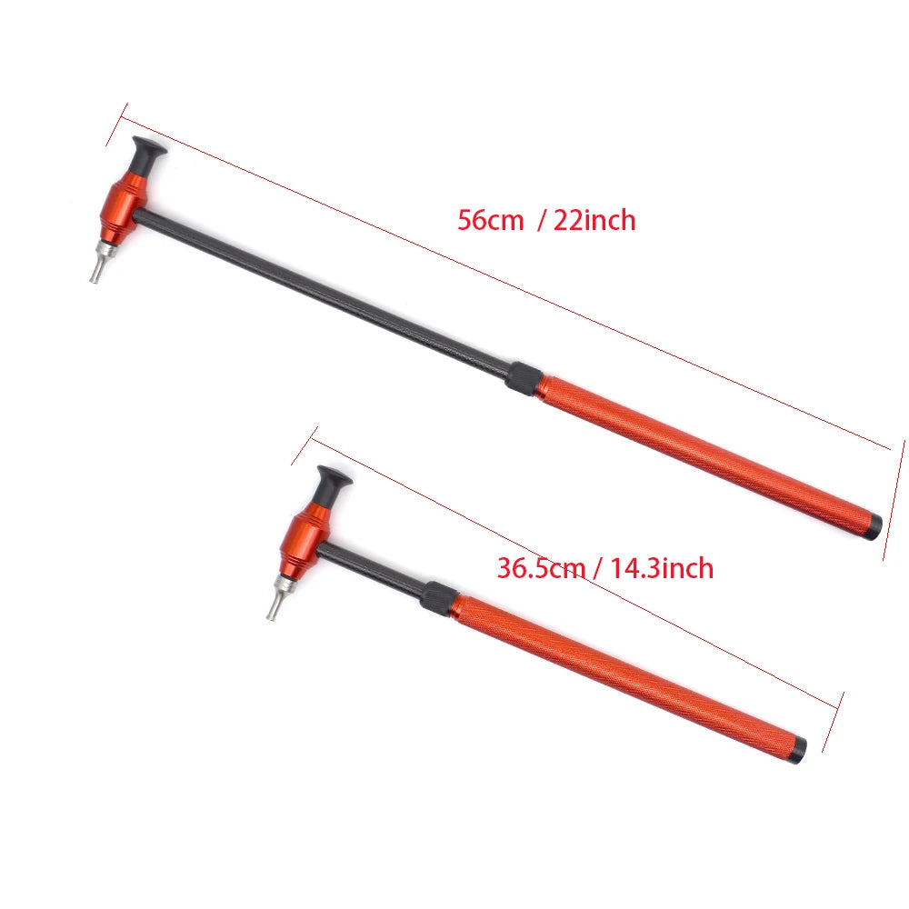 Car Paintless Dent Repair Tools Adjustable Length Carbon Fiber Hammer